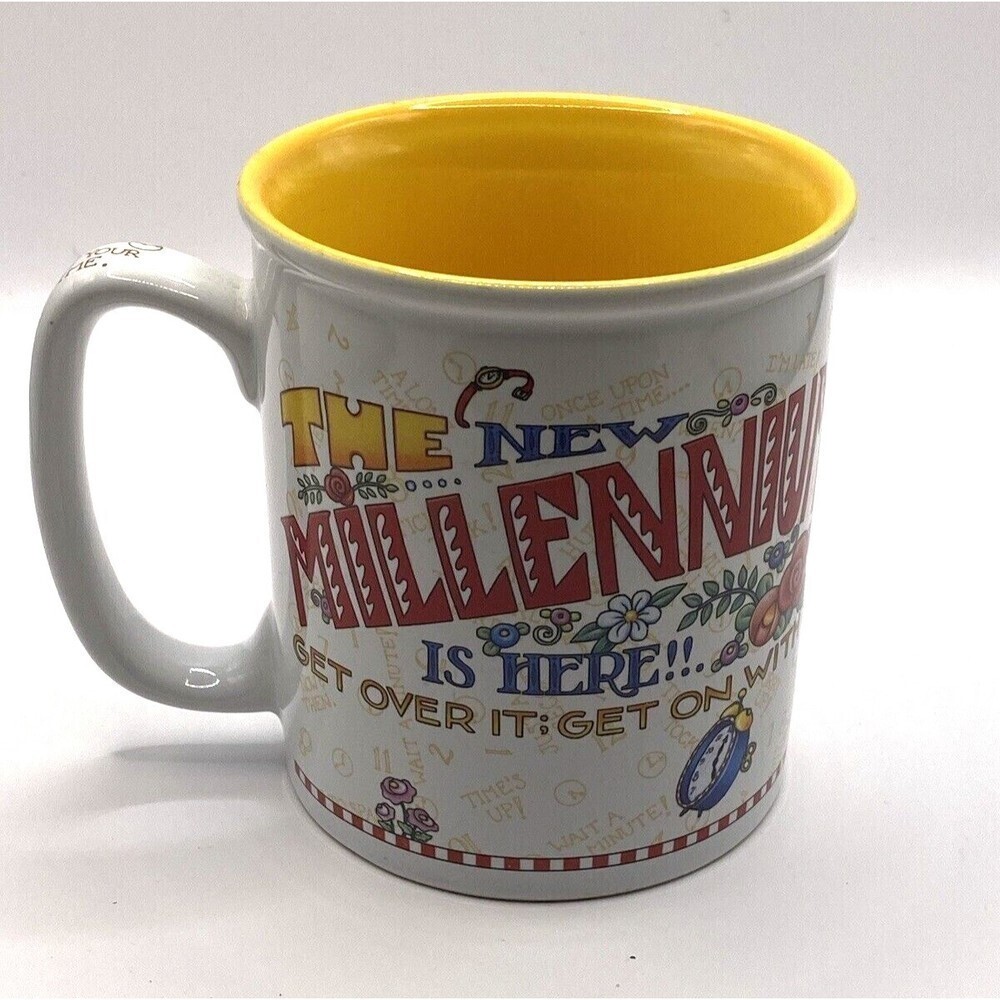Vintage 2000 Millenium Mary Engelbreit Coffee Cup Mug